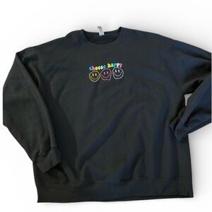 Choose Happy Sweatshirt XL